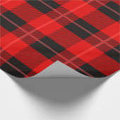 Patroon voor rood en zwart cadeaupapier (Hoek)