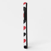 Patroon voor rood en zwart hart Case-Mate iPhone case (Achterkant/links)
