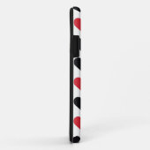 Patroon voor rood en zwart hart Case-Mate iPhone case (Achterkant/rechts)