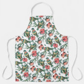 Patroon voor roodvogels schort (Voorkant)