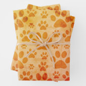 Patroon voor roonverf inpakpapier vel (In situ)