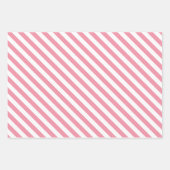 Patroon voor roze en witte kerstwintersneeuwvlokke inpakpapier vel (Voorkant 2)