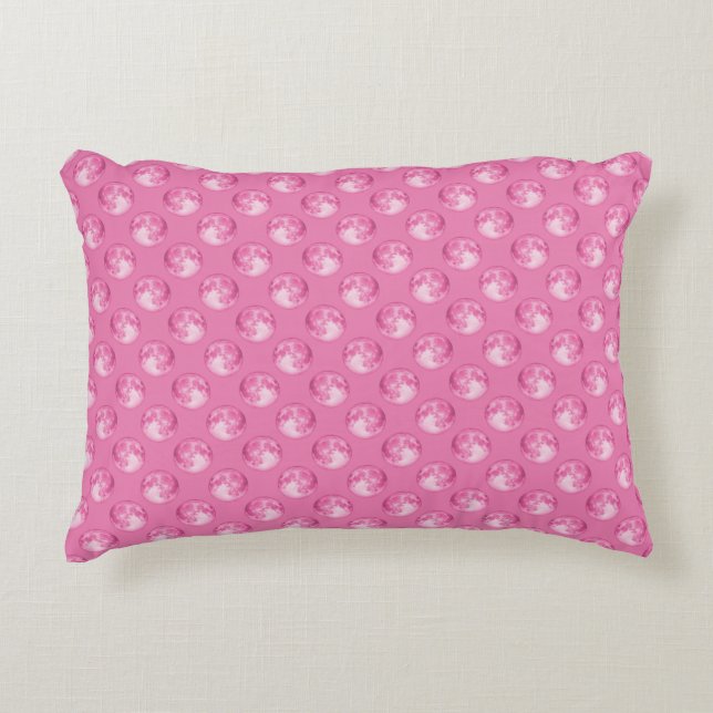 Patroon voor roze marbles accent kussen (Voorkant)