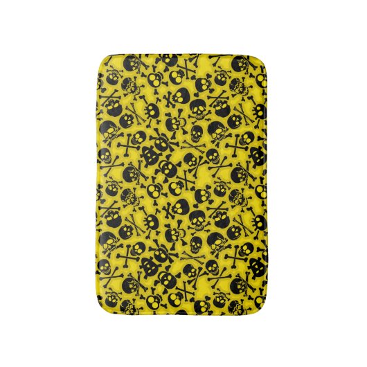 Patroon voor schedel en dwarsbeenderen badmat (Voorkant Verticaal)