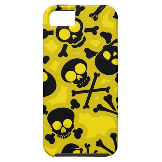 Patroon voor schedel en dwarsbeenderen Case-Mate iPhone case (Achterkant)