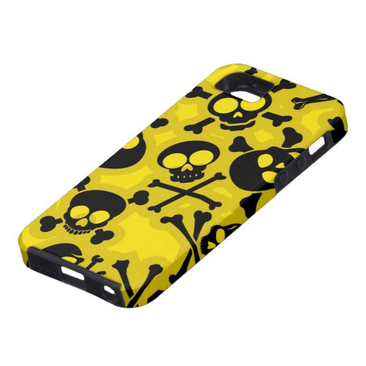 Patroon voor schedel en dwarsbeenderen Case-Mate iPhone case (Onderkant)