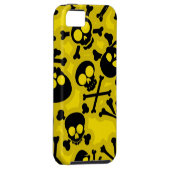 Patroon voor schedel en dwarsbeenderen Case-Mate iPhone case (Back/Rechts)
