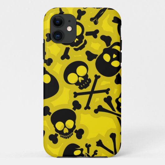 Patroon voor schedel en dwarsbeenderen Case-Mate iPhone case (Achterkant)