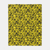 Patroon voor schedel en dwarsbeenderen fleece deken (Voorkant)