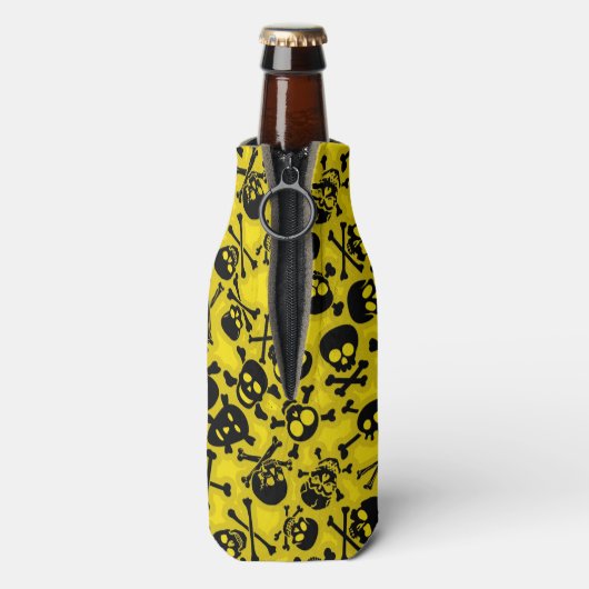 Patroon voor schedel en dwarsbeenderen flesjeskoeler (Fles Achterkant)