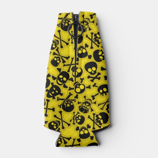 Patroon voor schedel en dwarsbeenderen flesjeskoeler (Achterkant)