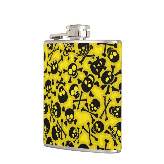 Patroon voor schedel en dwarsbeenderen heupfles (Links)