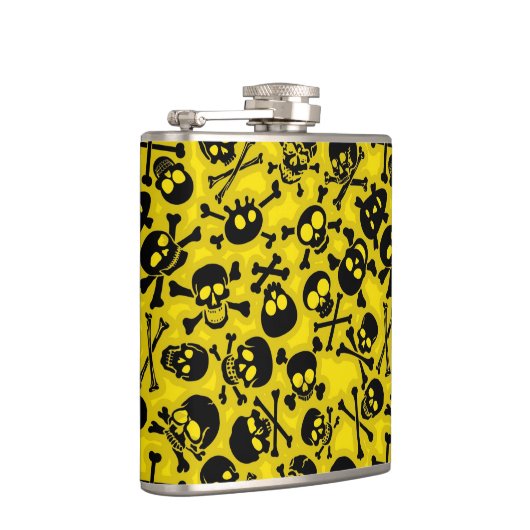 Patroon voor schedel en dwarsbeenderen heupfles (Rechts)