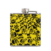 Patroon voor schedel en dwarsbeenderen heupfles (Achterkant)