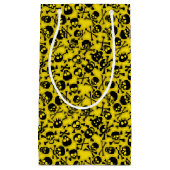 Patroon voor schedel en dwarsbeenderen klein cadeauzakje (Voorkant)