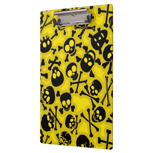 Patroon voor schedel en dwarsbeenderen klembord (Links)