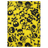 Patroon voor schedel en dwarsbeenderen klembord (Achterkant)