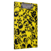 Patroon voor schedel en dwarsbeenderen klembord (Rechts)