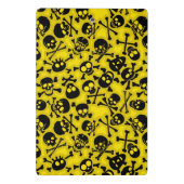 Patroon voor schedel en dwarsbeenderen mini klembord (Achterkant)