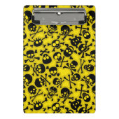 Patroon voor schedel en dwarsbeenderen mini klembord (Voorkant)