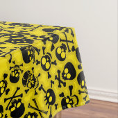 Patroon voor schedel en dwarsbeenderen tafelkleed (Voorbeeld)