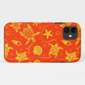 Patroon voor schildpadden Case-Mate iPhone case (Achterkant (horizontaal))