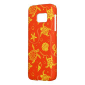 Patroon voor schildpadden Case-Mate samsung galaxy hoesje (Achterkant Links)