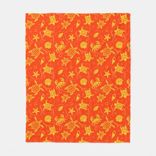 Patroon voor schildpadden fleece deken (Voorkant)