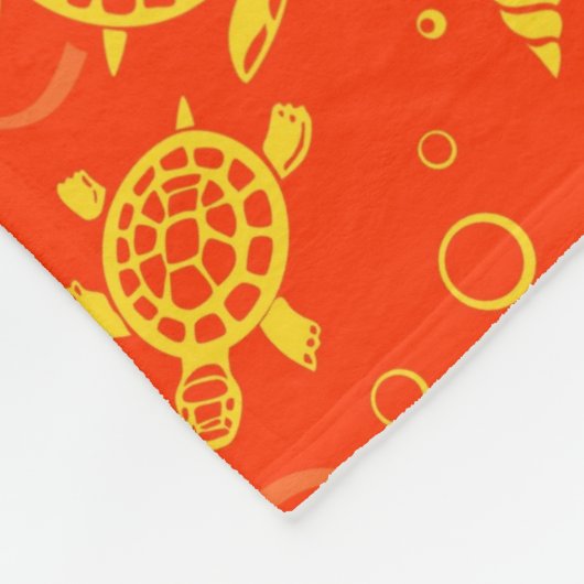 Patroon voor schildpadden fleece deken (Hoek)