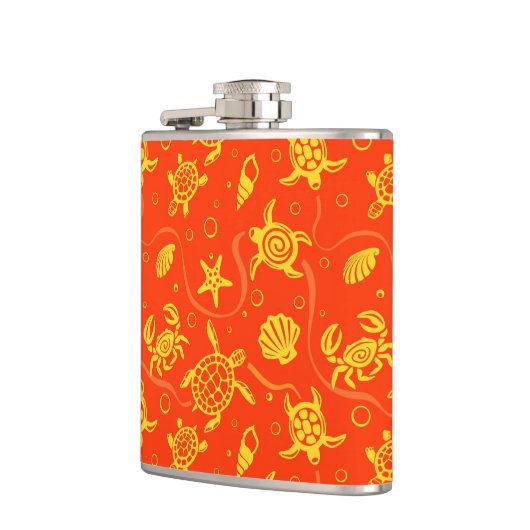 Patroon voor schildpadden heupfles (Links)