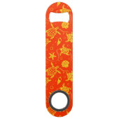 Patroon voor schildpadden speed flessenopener (Achterkant)