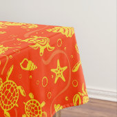 Patroon voor schildpadden tafelkleed (Voorbeeld)