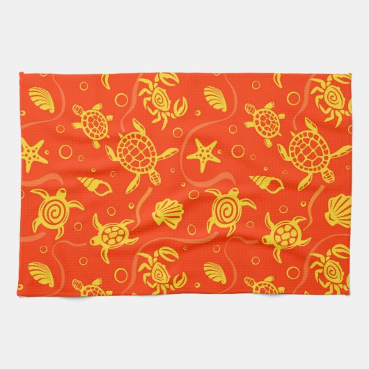 Patroon voor schildpadden theedoek (Horizontaal)