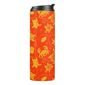 Patroon voor schildpadden thermosbeker (Gedraaid links)