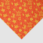 Patroon voor schildpadden tissuepapier (Detail)