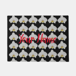 Patroon voor sierbloemen en bloesem deurmat