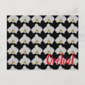 Patroon voor sierbloemen en bloesem feestdagenkaart (Voorkant)