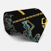 Patroon voor siersymbolen in Egypte Stropdas (Opgerold)