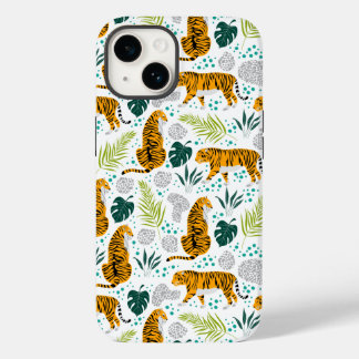 Patroon voor sigaren en tropische bladeren Case-Mate iPhone 14 hoesje