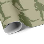 Patroon voor soldaten van het Groene Leger Cadeaupapier (Rol Hoek)