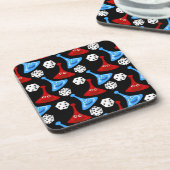 Patroon voor speel en spelen onderzetter (Linkerzijde)