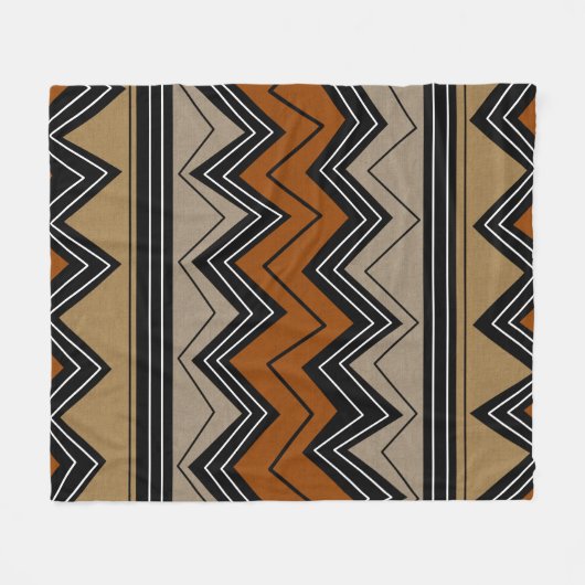 Patroon voor stammenoorten fleece deken (Voorkant (Horizontaal))