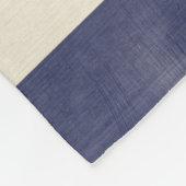 Patroon voor storende blauw tapes fleece deken (Hoek)