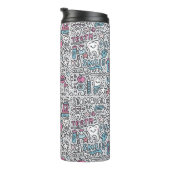 Patroon voor tandheelkundige Cartoon Thermosbeker (Geroteerd rechts)