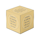 Patroon voor tapstructuur kubus (Achter hoekig)