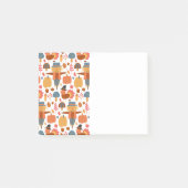 Patroon voor Thanksgiving Turkije en Scarecrow Post-it® Notes (Voorkant)