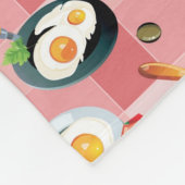 Patroon voor tomaten en gedroogde eieren fleece deken (Hoek)