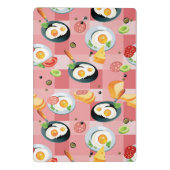 Patroon voor tomaten en gedroogde eieren mini klembord (Achterkant)