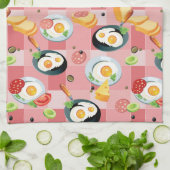 Patroon voor tomaten en gedroogde eieren theedoek (Gevouwen)