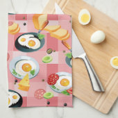 Patroon voor tomaten en gedroogde eieren theedoek (Quarter Fold)